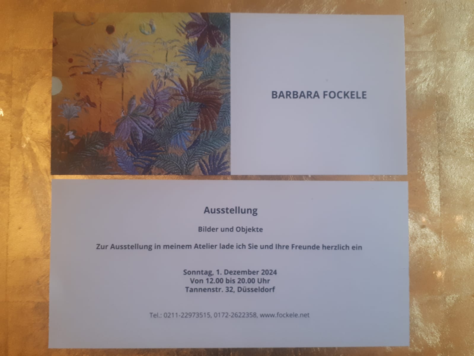 Ausstellung 1. Dezember 2024